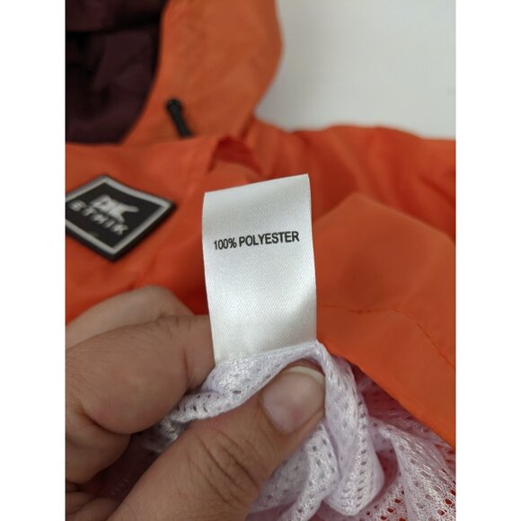 Ethik Acadia Anorka Jacket Size XL Salmon NWT Unisex Hooded Orange Hiking - Picture 7 of 13